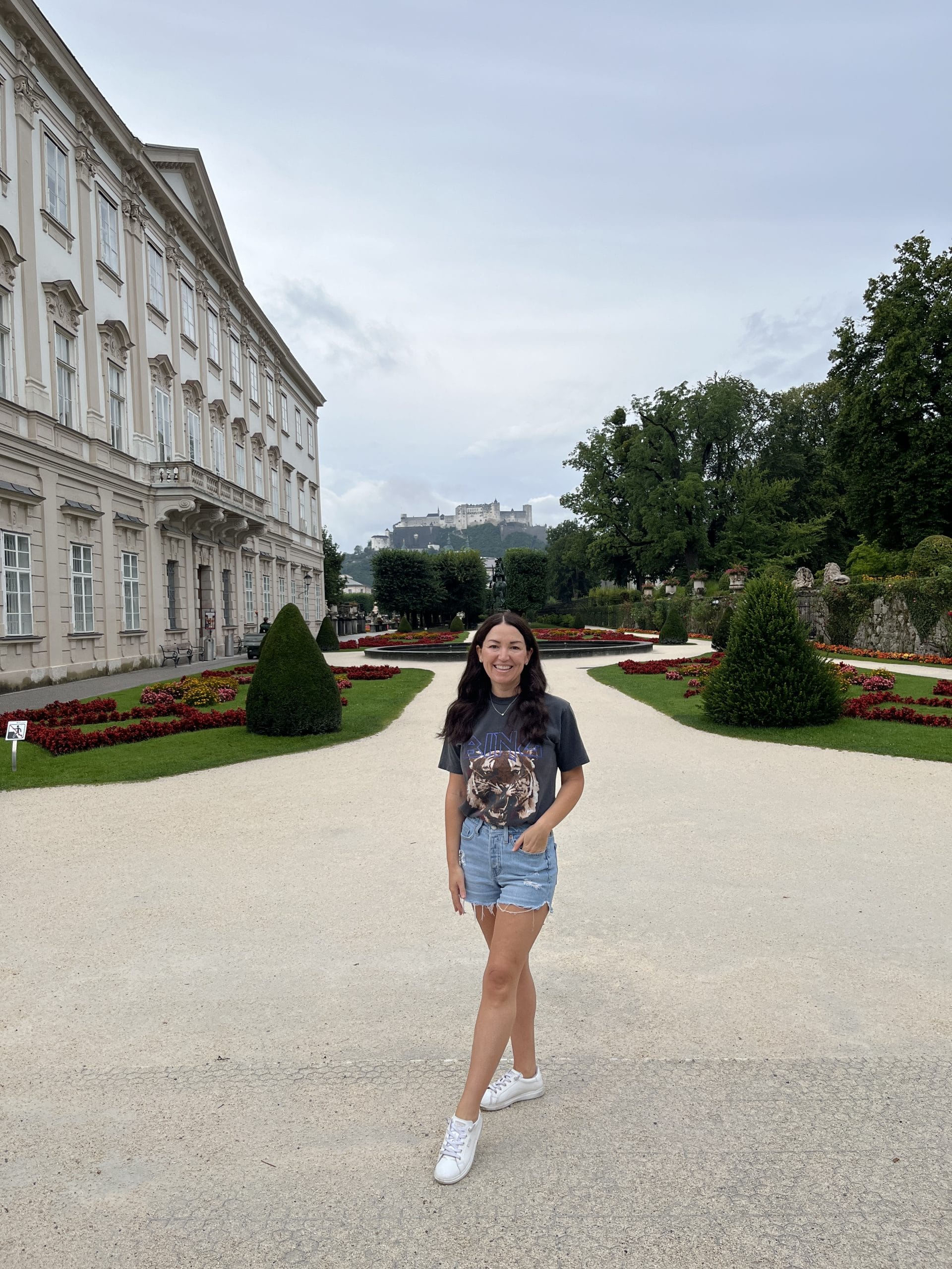 Sound of Music Tour: Mirabell Palace and Gardens in Salzburg, Austria.