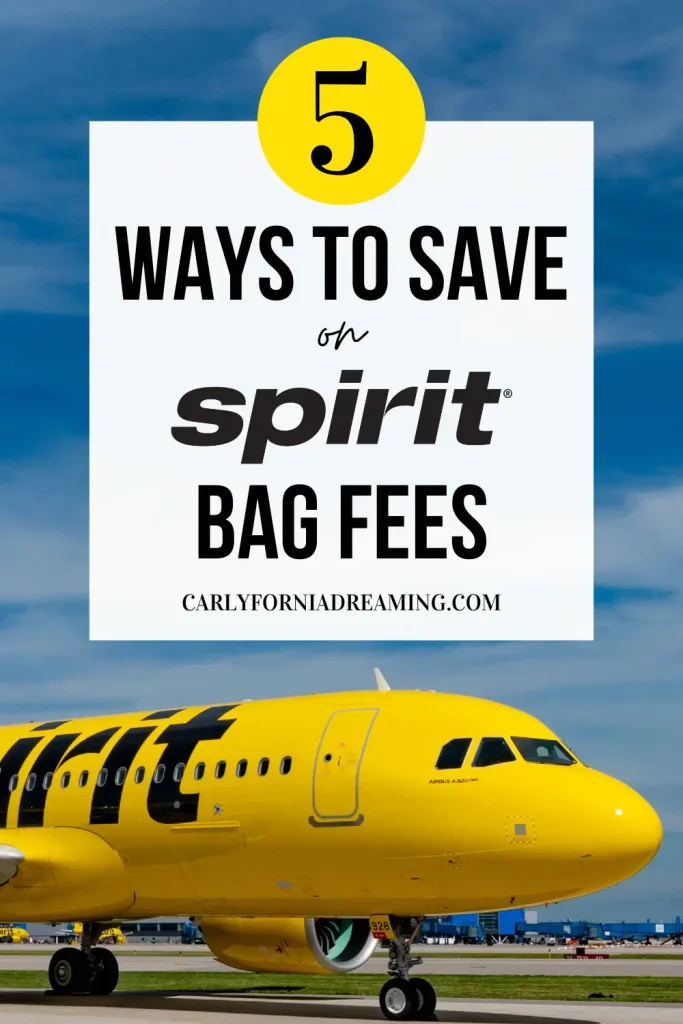 Spirit carry on bag price: 5 ways to save