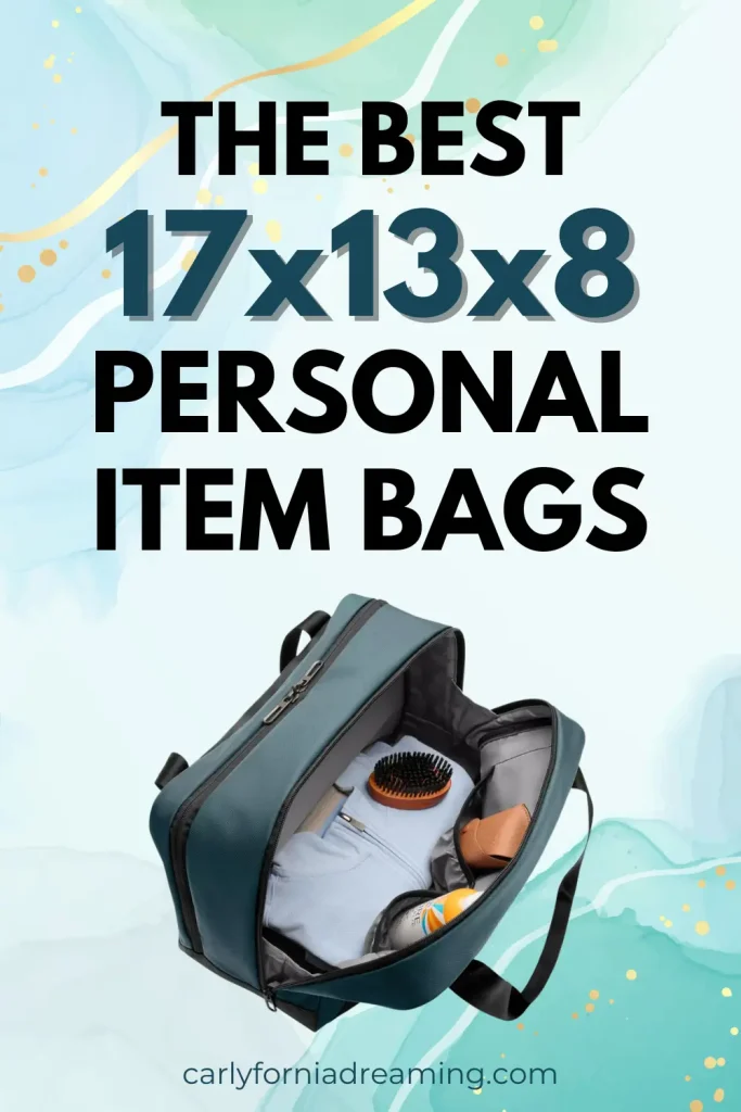 The Best 17x13x8 Personal Item Bags and Backpacks