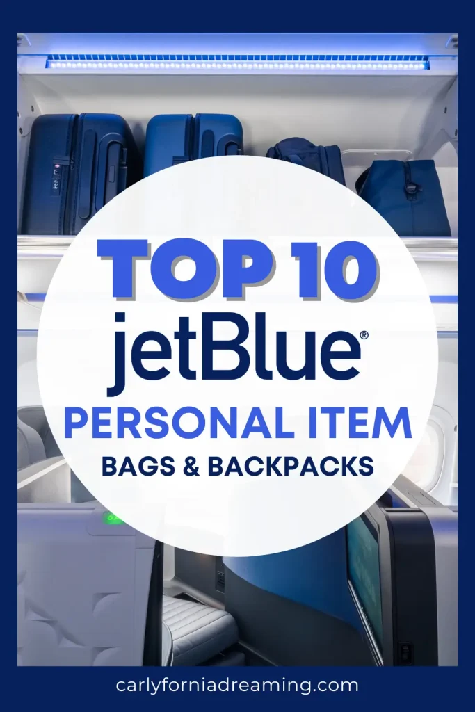 JetBlue Personal Items: 17x13x8 Bag Options