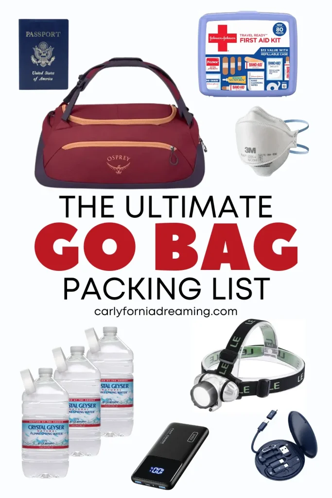 The Ultimate Go Bag Packing List