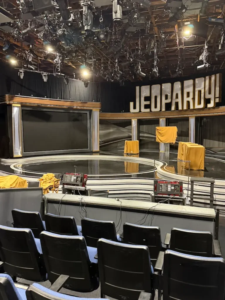 The Jeopardy! set in Culver City.