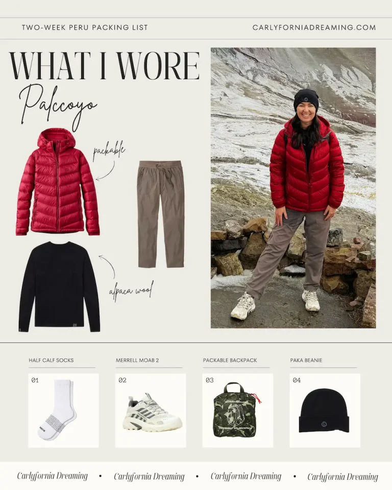 What to Wear to Palccoyo Rainbow Mountain Peru
