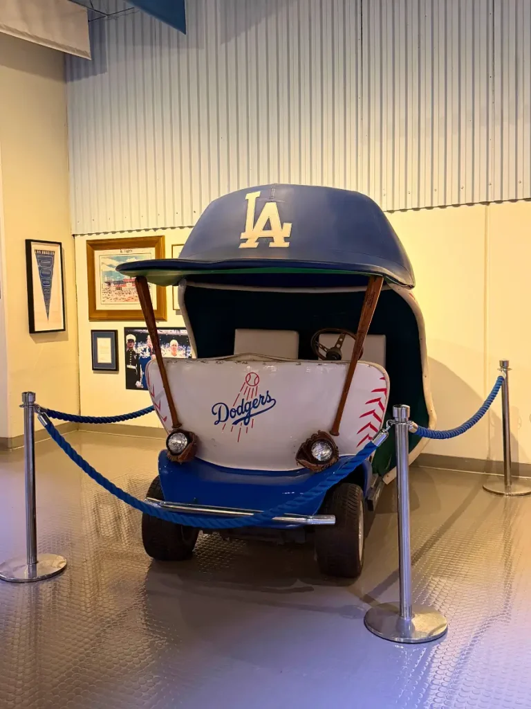 The Dodger Mobil at Dodger Stadium.