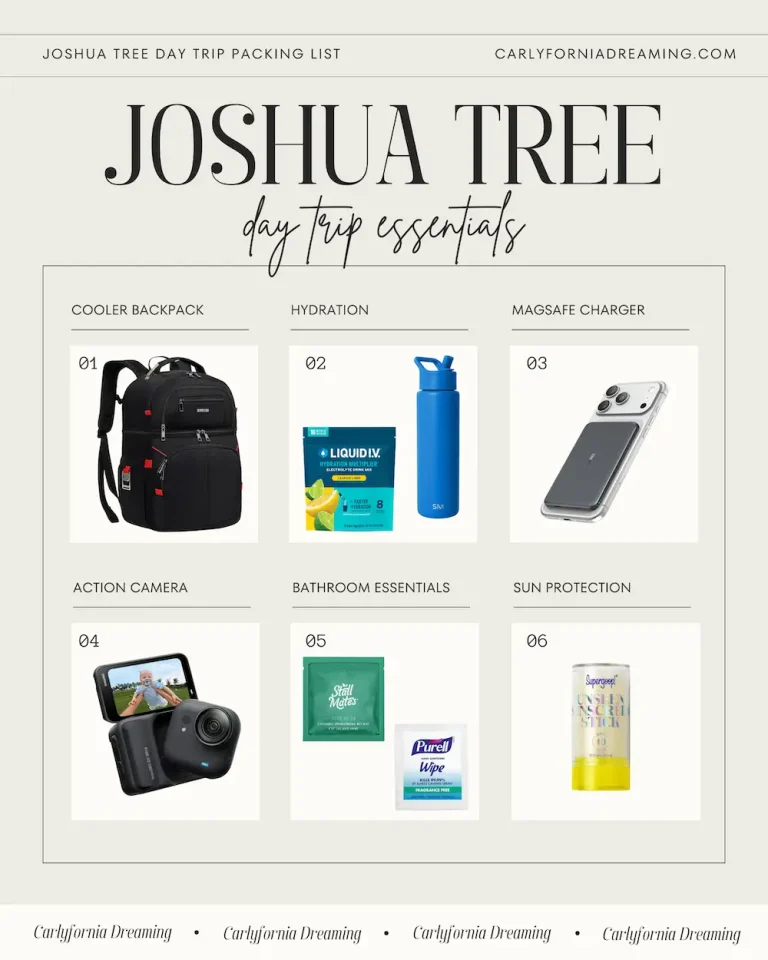 What to Pack for a Joshua Tree Day Trip