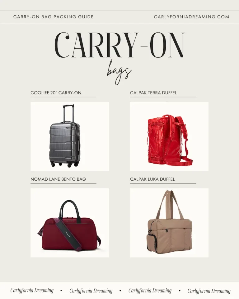 Carry-On Bag Packing Guide: Carry-On Luggage and Personal Items