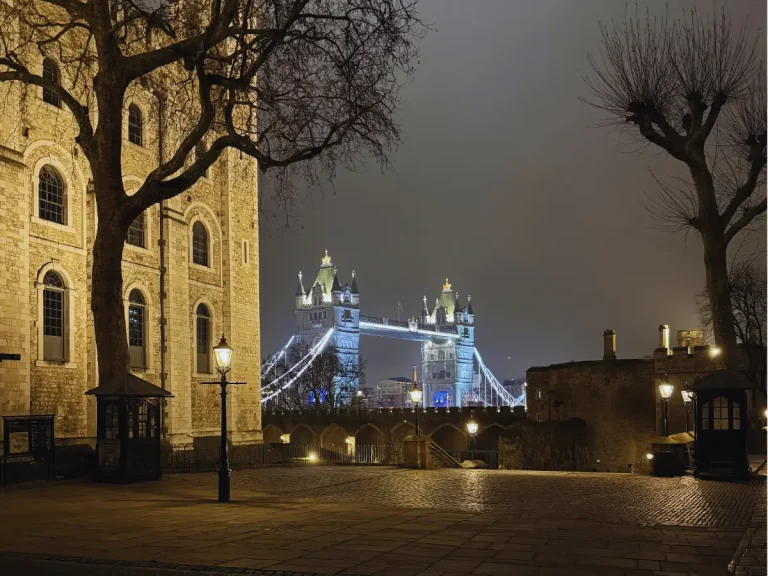 The Tower of London at night