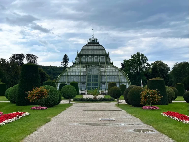 The Palmenhaus greenhouse at Schönbrunn Palace in Vienna