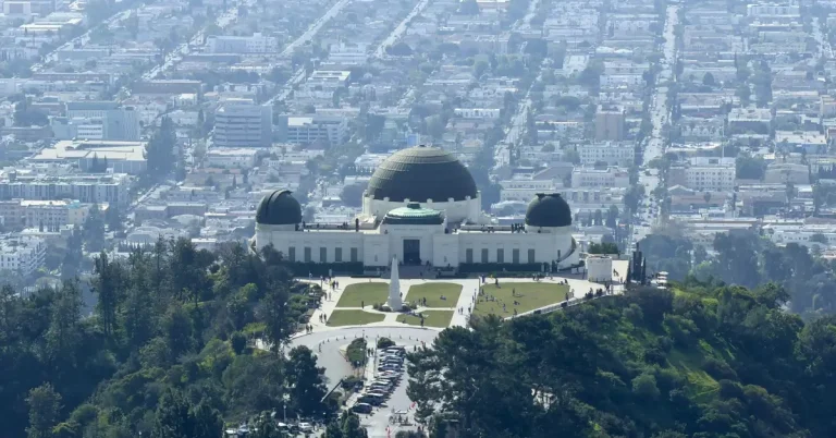 Griffith Observatory overlooking Los Angeles, one of the best free things to do in the city.